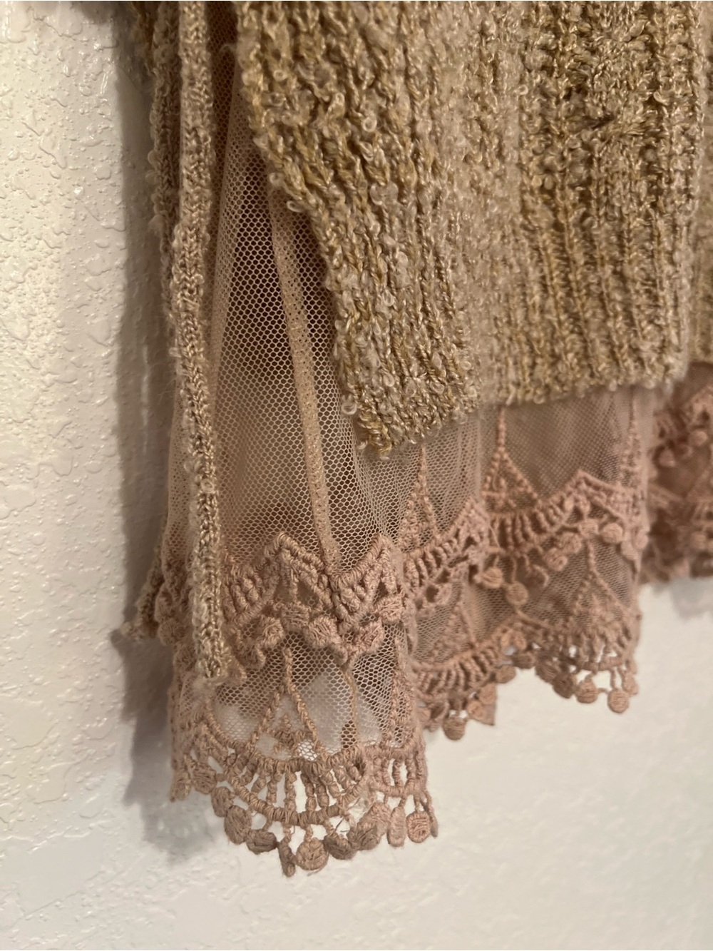 Altar'd State Beige Boho Knit Tunic Sweater (M) - Picture 7 of 15
